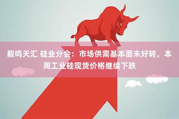 毅鸣天汇 硅业分会：市场供需基本面未好转，本周工业硅现货价格继续下跌